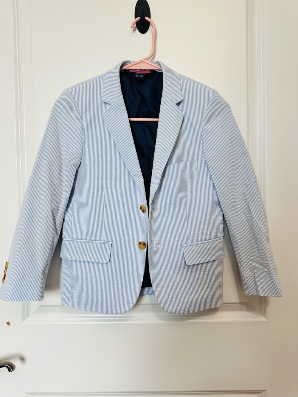 Vineyard Vines by Shep & Ian boys seersucker blazer size 8. NEVER WORN!